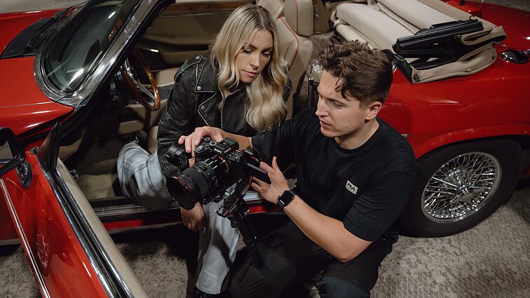 Liepos Mondeikaitės klipo filmavimo akimirka