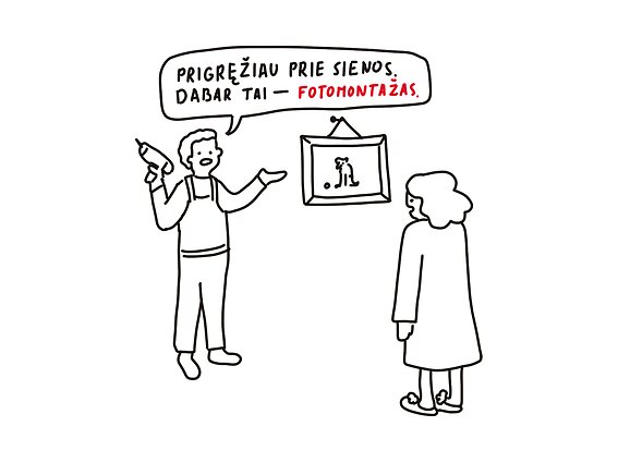 Ketvirtoji „MOdisėja“: kas žaidžia badmintoną Laisvydės Šalčiūtės grafikos kūrinyje?