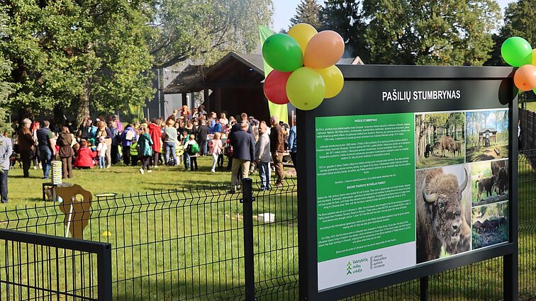 Atidaromas atnaujintas Pašilių stumbrynas Panevėžio rajone: pagrindinis dėmesys skirtas tvorų atnaujinimui