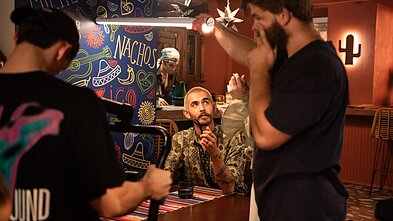 Roko Yan ir Evgenyos Redko klipo filmavimo akimirka Roko Yan ir Evgenyos Redko klipo filmavimo akimirka