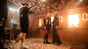Roko Yan ir Evgenyos Redko klipo filmavimo akimirka Roko Yan ir Evgenyos Redko klipo filmavimo akimirka