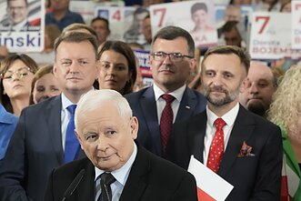 Jarosławas Kaczyńskis rinkimų renginiuose Jarosławas Kaczyńskis rinkimų renginiuose