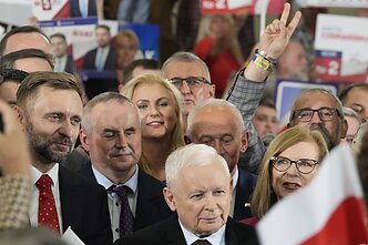 Jarosławas Kaczyńskis rinkimų renginiuose Jarosławas Kaczyńskis rinkimų renginiuose