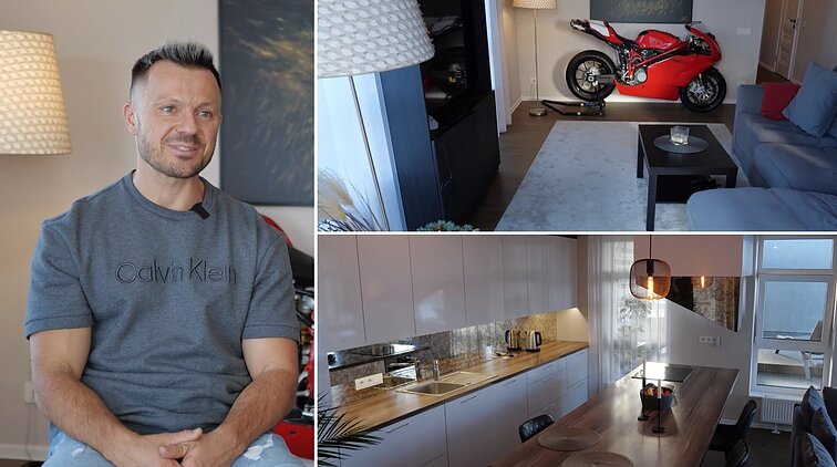 Netikėčiausiu asmeninio trenerio namų akcentu tapo sportinis motociklas: dažnai sulaukiu klausimo – „ar tikras?“