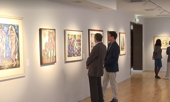 Prano Domšaičio galerijoje, eksponuojama žinomo ekspresionisto tapybos darbų paroda „Sugrįžęs į Klaipėdą“