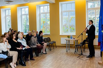 Przewodnicząca Sejmu w Domu Wspólnot Narodowych Przewodnicząca Sejmu w Domu Wspólnot Narodowych