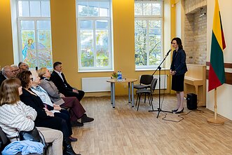 Przewodnicząca Sejmu w Domu Wspólnot Narodowych Przewodnicząca Sejmu w Domu Wspólnot Narodowych
