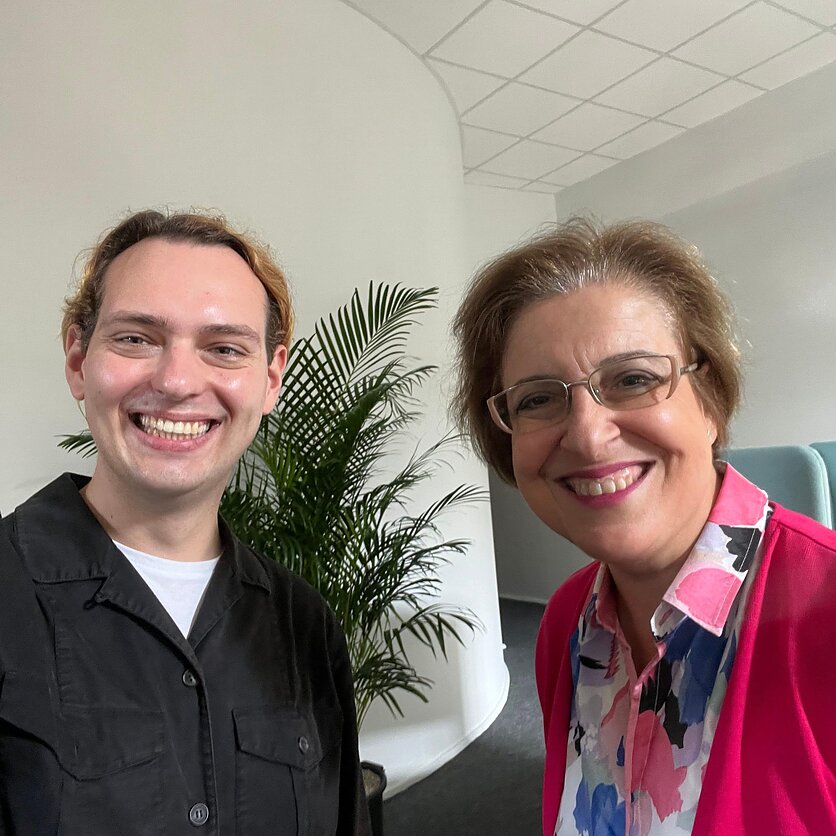 T. Rikliaus asmenukė., Dr. Tomas Riklius ir dr. Carmen Caro Dugo.