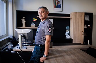 Marijampolės apskrities vyriausiojo policijos komisariato viršininkas Harimantas Poškevičius Marijampolės apskrities vyriausiojo policijos komisariato viršininkas Harimantas Poškevičius