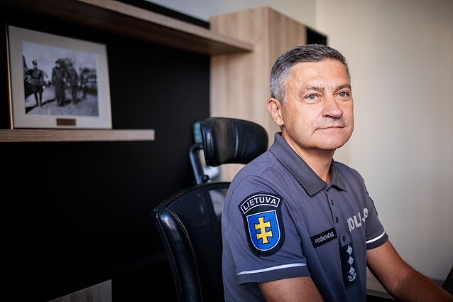 Marijampolės apskrities vyriausiojo policijos komisariato viršininkas Harimantas Poškevičius Marijampolės apskrities vyriausiojo policijos komisariato viršininkas Harimantas Poškevičius