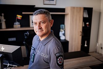 Marijampolės apskrities vyriausiojo policijos komisariato viršininkas Harimantas Poškevičius Marijampolės apskrities vyriausiojo policijos komisariato viršininkas Harimantas Poškevičius
