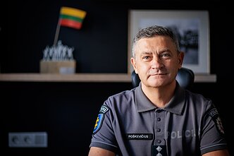 Marijampolės apskrities vyriausiojo policijos komisariato viršininkas Harimantas Poškevičius Marijampolės apskrities vyriausiojo policijos komisariato viršininkas Harimantas Poškevičius