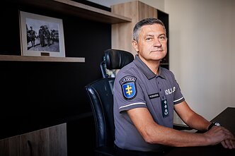 Marijampolės apskrities vyriausiojo policijos komisariato viršininkas Harimantas Poškevičius Marijampolės apskrities vyriausiojo policijos komisariato viršininkas Harimantas Poškevičius