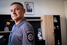 Marijampolės apskrities vyriausiojo policijos komisariato viršininkas Harimantas Poškevičius Marijampolės apskrities vyriausiojo policijos komisariato viršininkas Harimantas Poškevičius