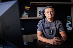 Marijampolės apskrities vyriausiojo policijos komisariato viršininkas Harimantas Poškevičius Marijampolės apskrities vyriausiojo policijos komisariato viršininkas Harimantas Poškevičius