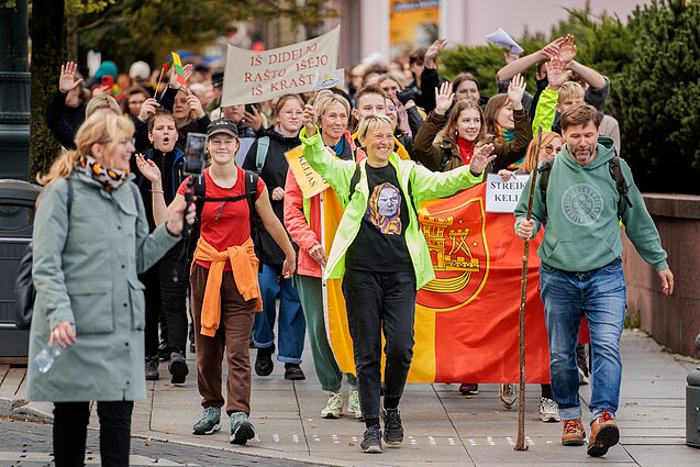 Mokytojų streikas pasiekė Vyriausybę