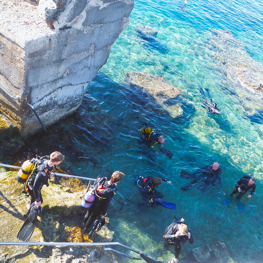 Daiva Repečkaitė, Nardytojai Viduržemio jūroje ties Malta