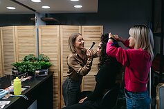 Nombeko Augustės klipo filmavimo akimirkos