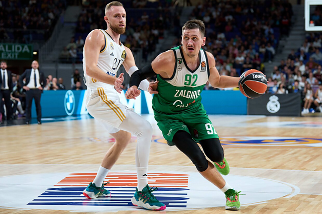 Eurolyga per LRT. Antrąją rungtynių dalį „Real“ klubą besivijantis „Žalgiris“ pasitiks su dviženkliu taškų deficitu