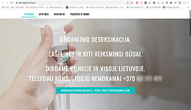 Gydytojais apsimetančių išblaivintojų  vienas iš skelbimų internete