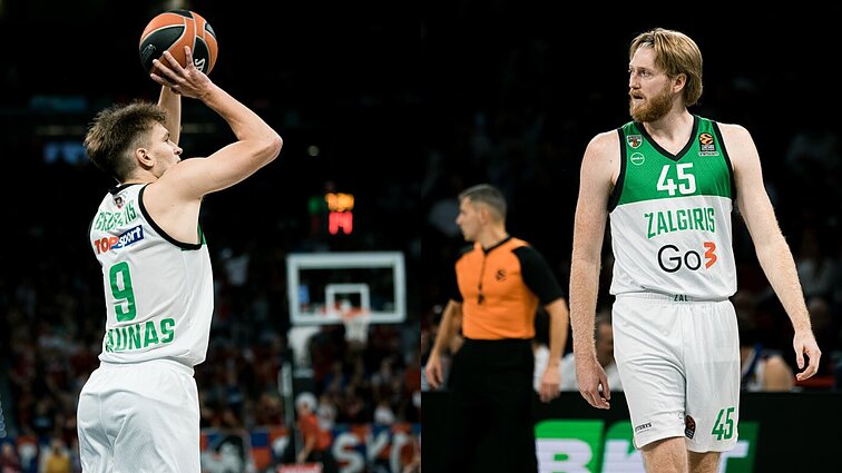 Eurolyga per LRT. Kauno „Žalgiris“ įveikė Vitorijos „Baskonia“, karjeros rungtynes sužaidė Dovydas Giedraitis ir Brady Manekas