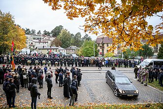 Partizano Juozo Vitkaus-Kazimieraičio laidotuvės