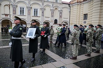 Partizano Juozo Vitkaus-Kazimieraičio laidotuvės
