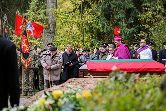 Partizano Juozo Vitkaus-Kazimieraičio laidotuvės