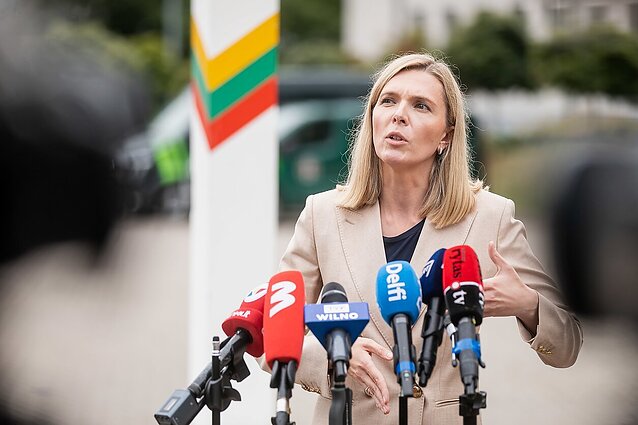 Bilotaitė: planuojama surengti regionines pratybas, kuriose būtų patikrinti suderinti algoritmai, kada būtų užveriamos sienos su Baltarusija