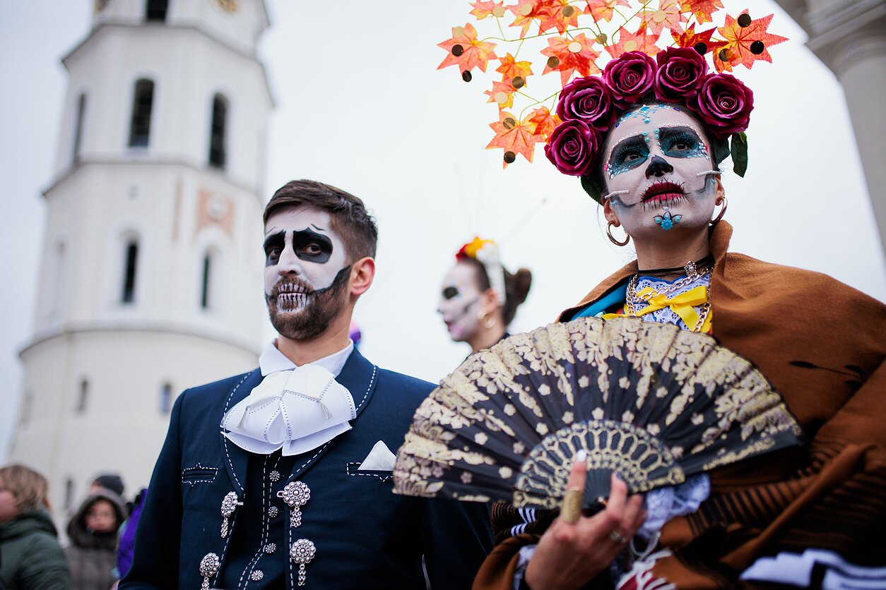 День мертвых (El Día de Muertos) в Вильнюсе