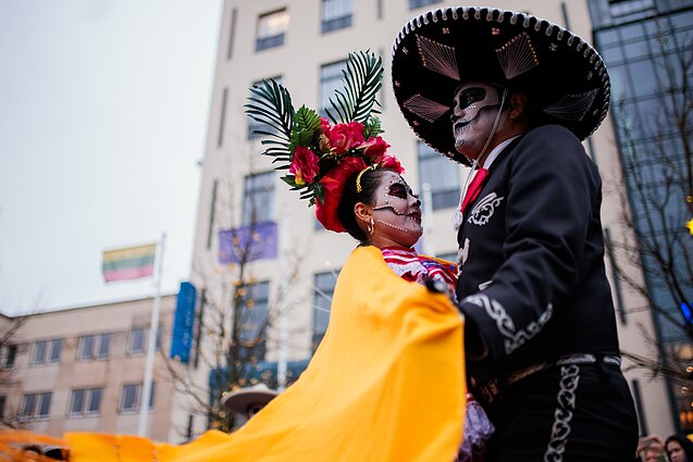 День мертвых (El Día de Muertos) в Вильнюсе