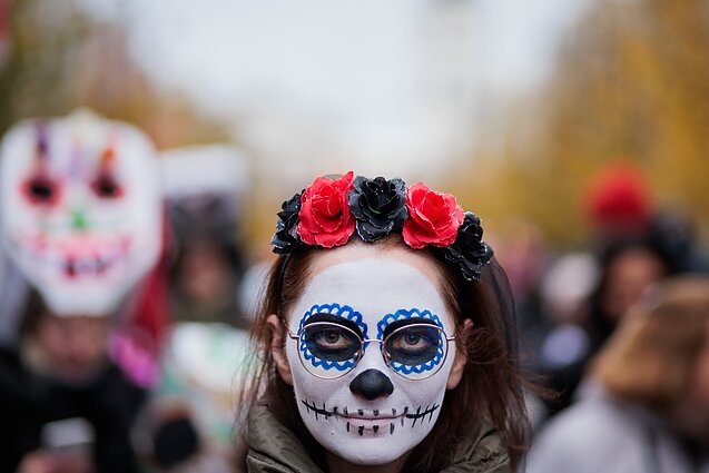День мертвых (El Día de Muertos) в Вильнюсе