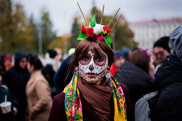 День мертвых (El Día de Muertos) в Вильнюсе