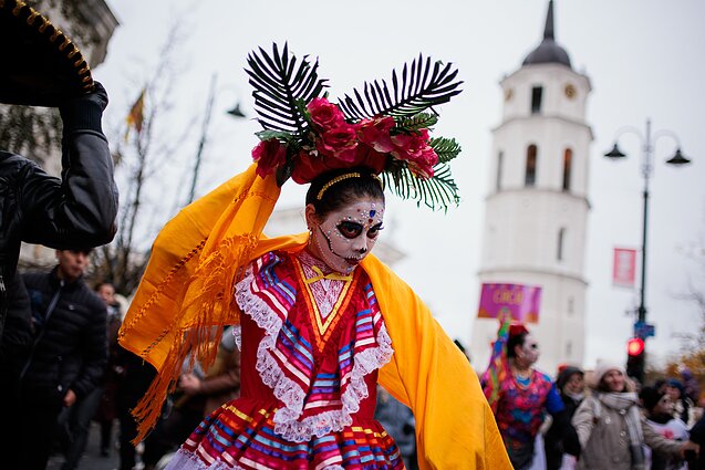 День мертвых (El Día de Muertos) в Вильнюсе