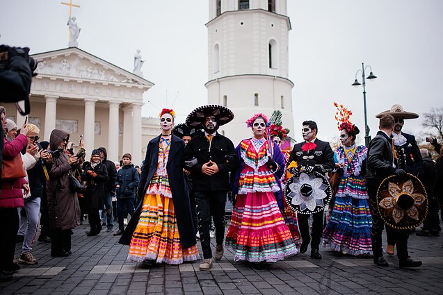 День мертвых (El Día de Muertos) в Вильнюсе