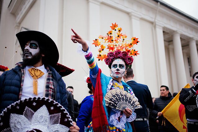 День мертвых (El Día de Muertos) в Вильнюсе