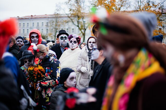 День мертвых (El Día de Muertos) в Вильнюсе