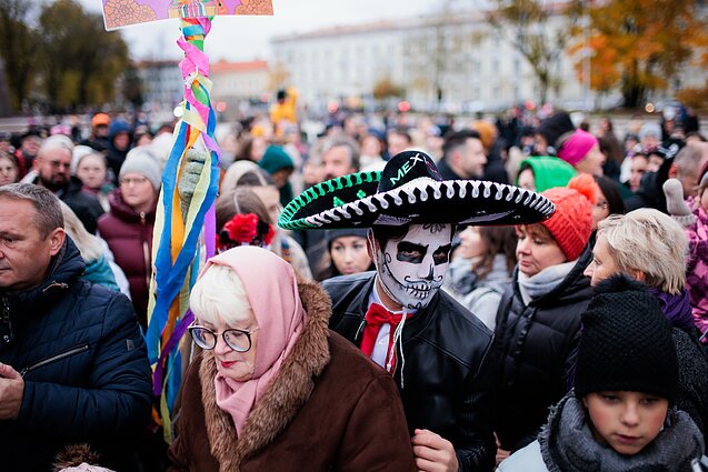День мертвых (El Día de Muertos) в Вильнюсе