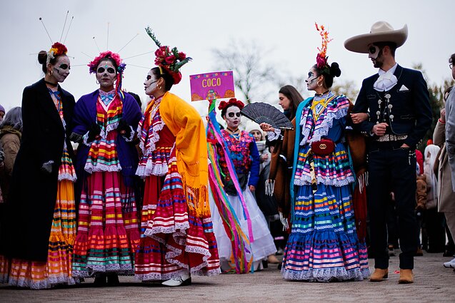 День мертвых (El Día de Muertos) в Вильнюсе