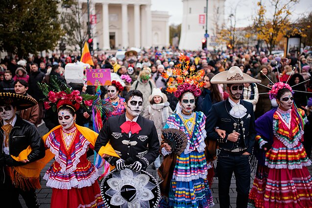 День мертвых (El Día de Muertos) в Вильнюсе