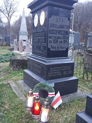 Grób Ludwiki Rodziewiczowej