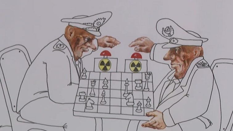 Karikatūrų parodą bažnyčioje atidaręs menininkas: ir Dievas turi humoro jausmą