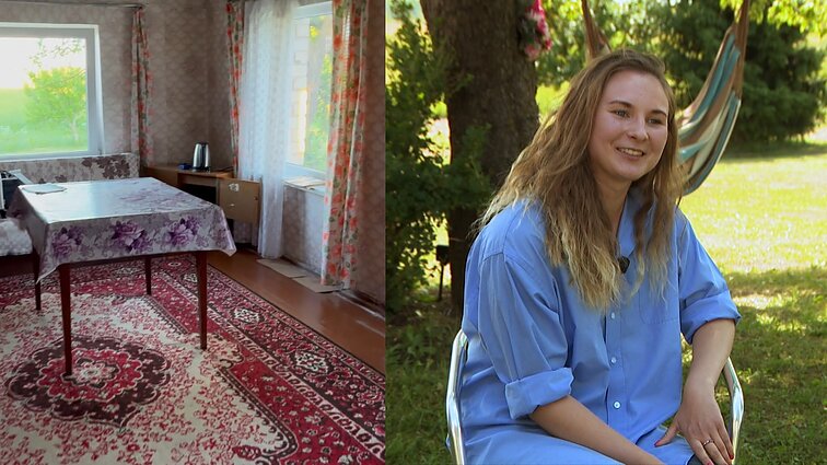Seną sodybą Aistė įsigijo jos net nemačiusi: atvykus pasitiko klaikus kvapas, bet dabar namas atgijo
