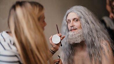Grupės „Antikvariniai Kašpirovskio dantys“ klipo filmavimo akimirka