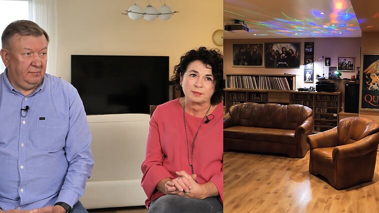 Ekonomistų Ramunės ir Kęstučio Genių namai: kinas bei diskoteka rūsyje ir dvi dominuojančios spalvos