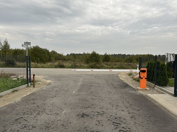 Planuojamas įvažiavimas į sandėlį