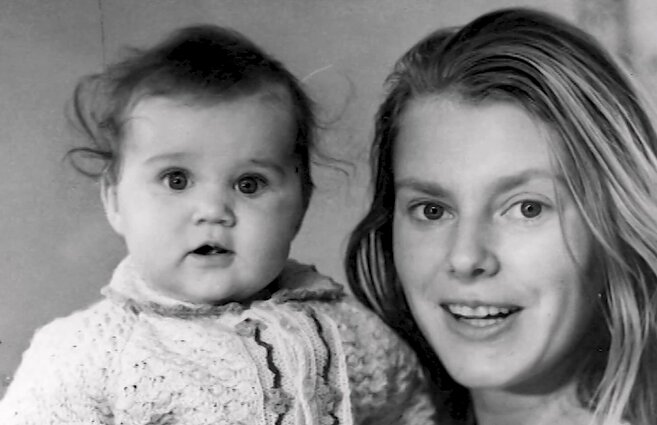 Vaiva Mainelytė su dukra Dovile