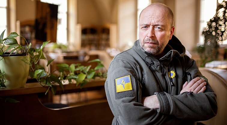 Paramos Ukrainos pasieniečiams akciją pristatęs Ohmanas: ukrainiečiams esame pavyzdys – nepamirškime to