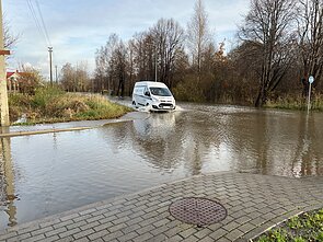 Potvynis iš Kretingos jau pasiekė Klaipėdą, kyla Danės vanduo