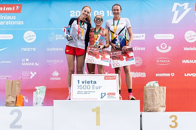 Vilmantė Stašauskaitė laimėjo 2023 m. Vilniaus maratoną Vilmantė Stašauskaitė laimėjo 2023 m. Vilniaus maratoną